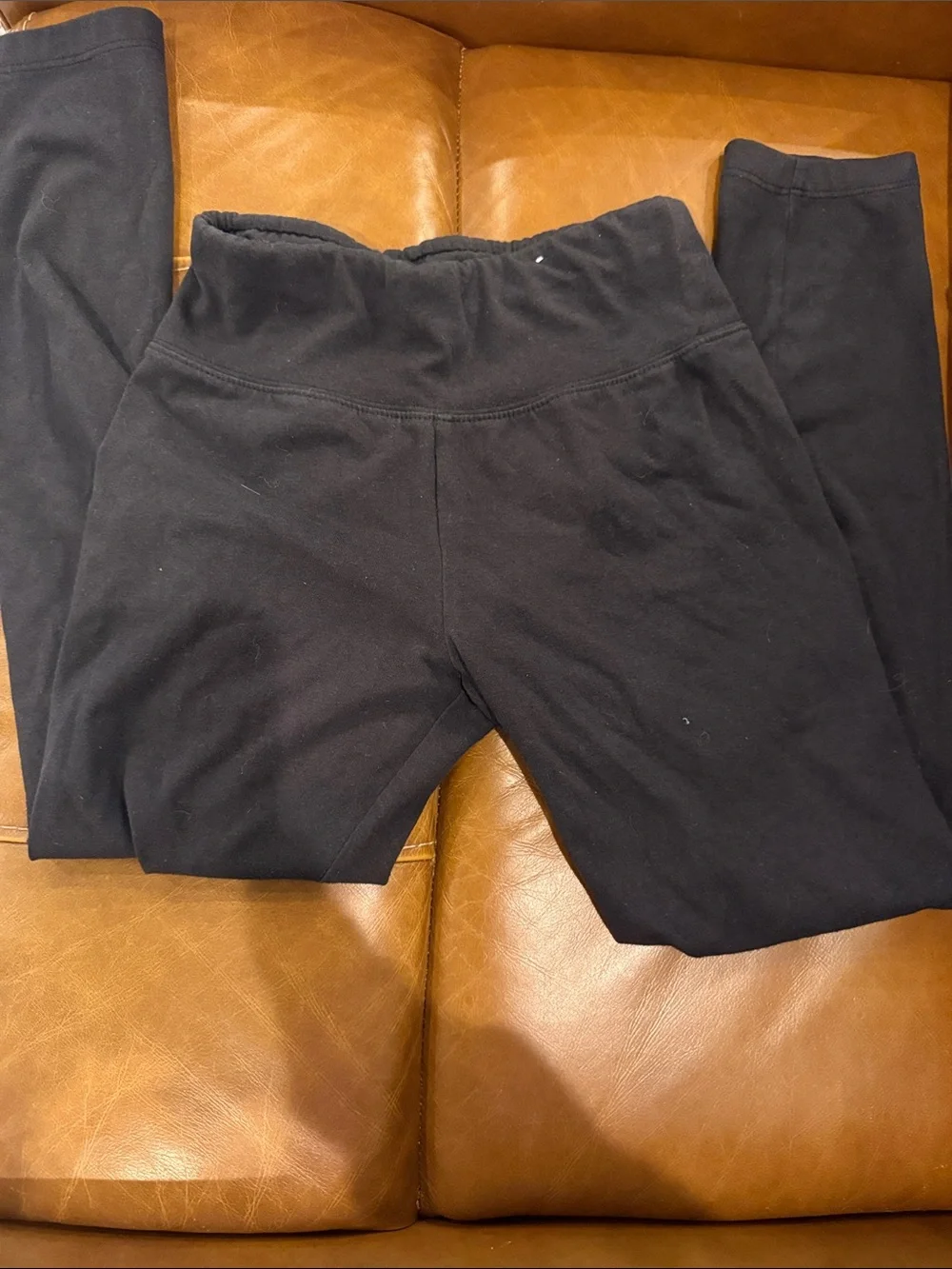 Justice Black High-Waist Leggings